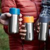 Caneca de viagem 340 ml, cor marine, aço inoxidável, Black+Blum