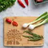 Tábua de cortar IN THE FOREST 32 cm, cor castanha, bambu, Mason Cash