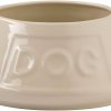 Taça para cães NON TIP 21 cm, cor creme, grés, Mason Cash