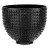 Taça de batedeira 5KSM2CB5LS 4,83 l, cor preta com relevo, KitchenAid