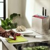 Tábua de cortar FOLIO PLUS 60198 30 x 20 cm, conjunto de 4 + facas de cozinha, plástico, Joseph Joseph