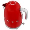 Chaleira elétrica de controlo de temperatura KLF04RDEU 1,7 l, vermelha, Smeg