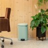 Caixote de lixo com pedal NEWICON 20 l, cor verde jade, aço, Brabantia