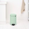 Caixote de lixo com pedal NEWICON 12 l, cor verde jade, aço, Brabantia