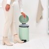 Caixote de lixo com pedal NEWICON 12 l, cor verde jade, aço, Brabantia