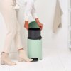 Caixote de lixo com pedal NEWICON 12 l, cor verde jade, aço, Brabantia