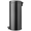 Caixote de lixo com pedal NEWICON 30 l, cor cinzento-escuro, aço, Brabantia