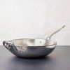 Wok OPUS PRIMA 30 cm, cor prateada, aço inoxidável, Ruffoni