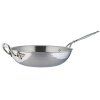 Wok OPUS PRIMA 30 cm, cor prateada, aço inoxidável, Ruffoni