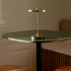 Luminária de mesa portátil ASTERIA MOVE 31 cm, dourado, alumínio, Umage