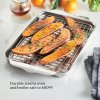 225597 2 plech na peceni ovenbond 30 x 22 cm s chladici mrizkou stribrna nerezova ocel hestan