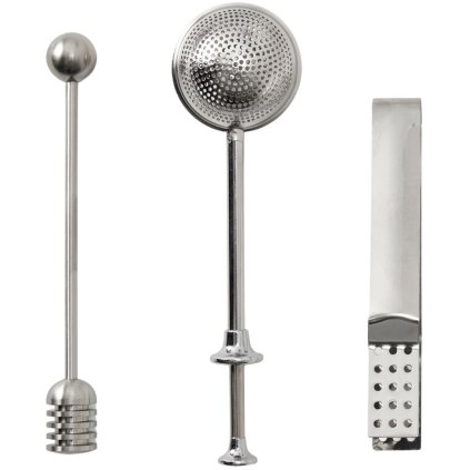 Set accesorii pentru ceai THE ESSENTIALS, set de 3 buc, Printworks