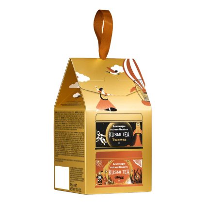 Set pentru ceai TSAREVNA + GLOGG, 2 x 20 g cutie, Kusmi Tea