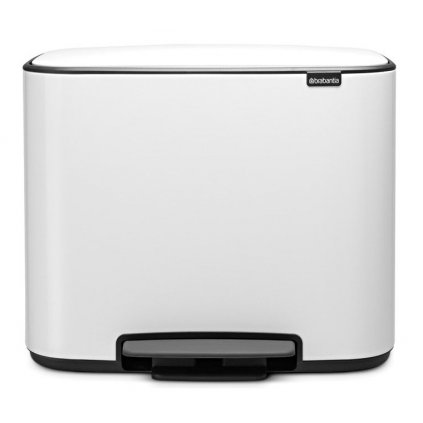 Coș cu pedală BO 36 l, alb, Brabantia