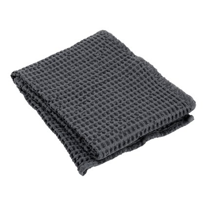 Prosop de baie CARO, 50 x 100 cm, gri-negru, Blomus