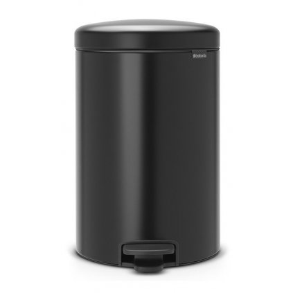 Coș cu pedală NEWICON 20 l, negru mat, Brabantia