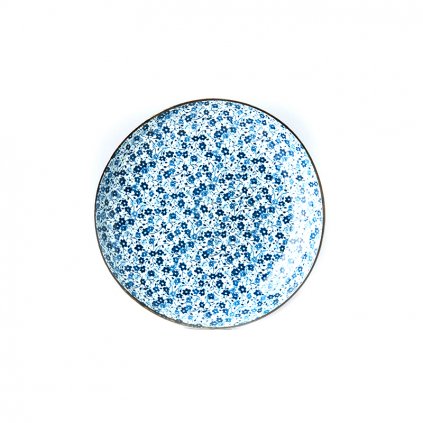 Farfurie pentru aperitive BLUE DAISY 23 cm, MIJ