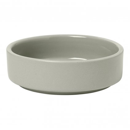 Bol Tapas PILAR XS ⌀ 10 cm, 100 ml, gri deschis, ceramică, Blomus