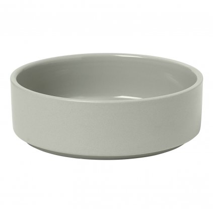 Bol pentru servire PILAR S ⌀ 14 cm, 320 ml, gri deschis, ceramică, Blomus