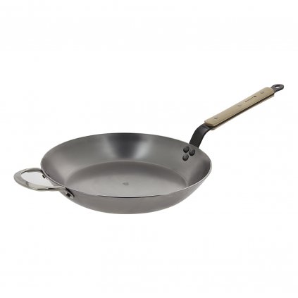 Tigaie MINERAL B 32 cm, mâner din lemn, de Buyer