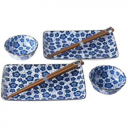 Set de sushi BLUE PLUM DESIGN , 6 bucMIJ