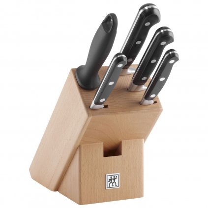 Set bloc de cuțite PROFESSIONAL "S", 6 buc, fag bej, Zwilling