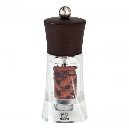 Râșniță pentru chili OLERON 14 cm, ciocolată, acrilic, Peugeot