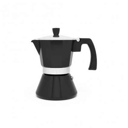 Aparat de cafea espresso pe aragaz TIVOLI 310 ml, negru, Leopold Vienna