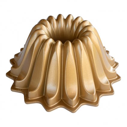 Tigaia Bundt LOTUS, aur, Nordic Ware