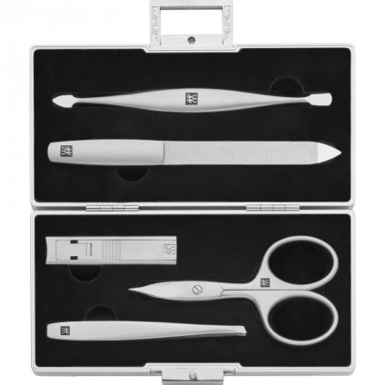 Set de manichiură BT TWINOX, 5 buc, cutie neagră de catifea, Zwilling