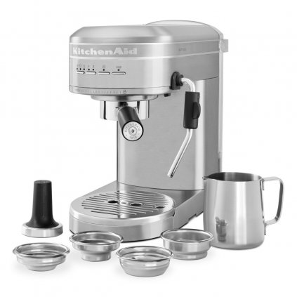 Aparat de cafea semiautomat ARTISAN 5KES6503ESX, din oțel inoxidabil, KitchenAid