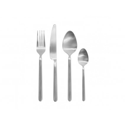 Set de tacâmuri de masă STELLA, 16 buc, argintiu, Blomus