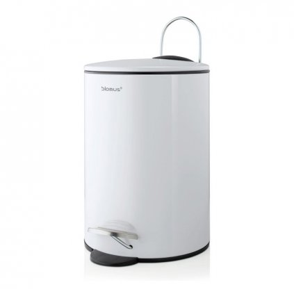 Coș de gunoi pentru baie TUBO, 3 l, alb, Blomus