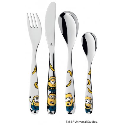 Set de tacâmuri pentru copii MINIONS, 4 buc WMF