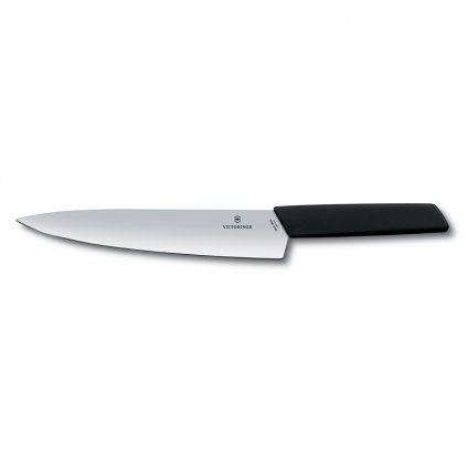 Cuțit pentru bucătărie SWISS MODERN 22 cm, negru, Victorinox