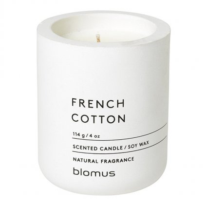 Lumânare parfumată FRAGA ⌀ 6,5 cm, bumbac francez, Blomus