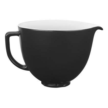 Bol din ceramică KitchenAid 5KSM2CB 4,83 l mat Negru