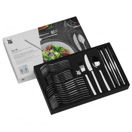 Set de tacâmuri pentru masă JETTE, 30 buc, Cromargan protect®, WMF