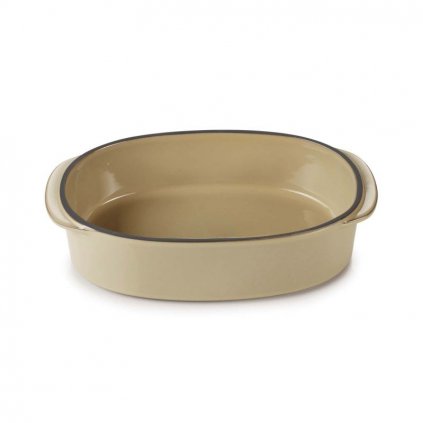 Farfurie pentru cuptor CARACTERE 19 x 13 cm, bej, REVOL