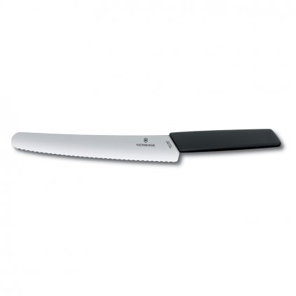 Cuțit de patiserie SWISS MODERN 22 cm, negru, Victorinox