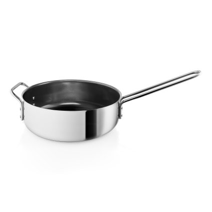Tigaie pentru sotat din oțel inoxidabil cu suprafață interioară antiaderentă din ceramică Ø 24 cm Eva Solo