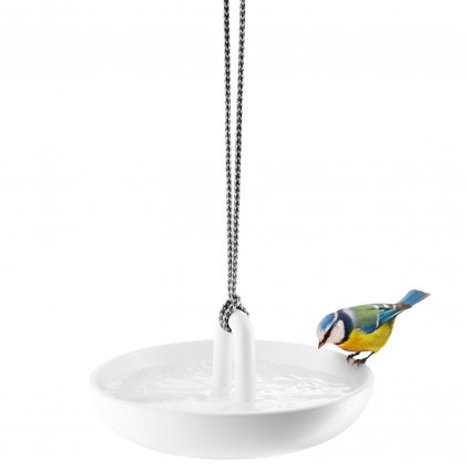 Alimentator pentru păsări sau adăpator de păsări 25 cm, suspendat, alb Eva Solo