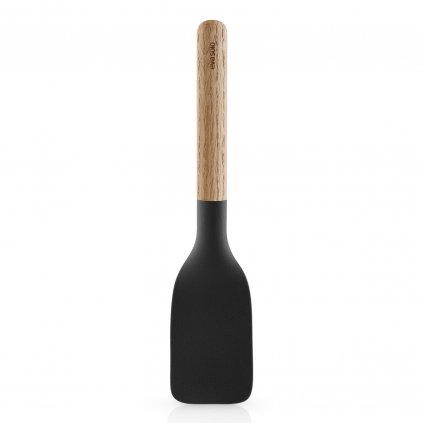 Spatula pentru bucătărie NORDIC KITCHEN 28 cm, mâner din lemn, silicon, Eva Solo
