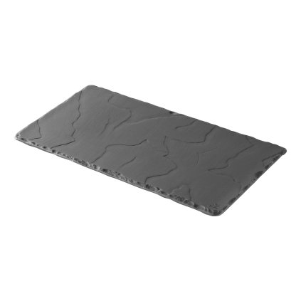 Farfurie Tapas BASALT 30 x 16 cm, efect ardezie, ceramică, REVOL