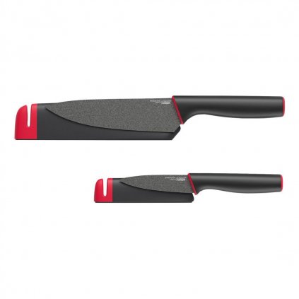 Set de cuțite SLICE&SHARPEN, 2 buc + 2 cutii de cuțite cu ascuțitoare de cuțite, Joseph Joseph