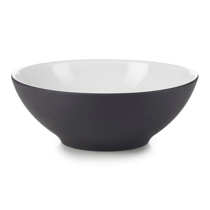 140240 jidelni miska equinoxe 15 cm bily mrak porcelan revol