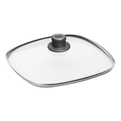 Capac sticlă cu mâner din plastic 20 x 20 cm WOLL