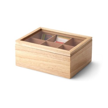 Casetă pentru ceaiuri compartimentată Continenta 23 x 17,5 cm