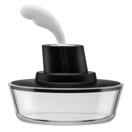 Farfurie pentru unt SHIP SHAPE, negru, Alessi