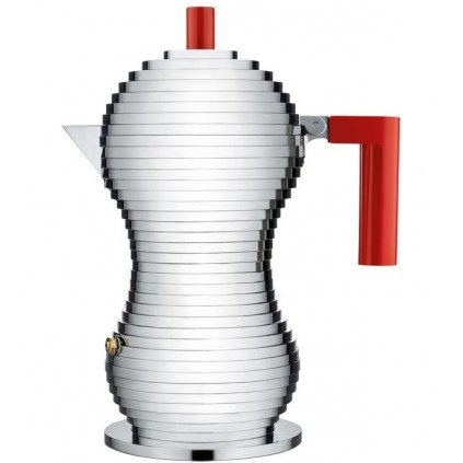 Aparat de cafea espresso Stovepot PULCINA 150 ml, roșu, Alessi